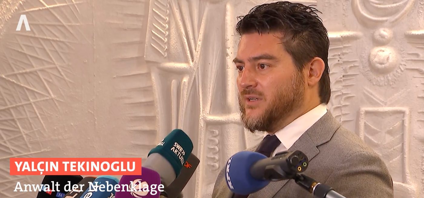 Rechtsanwalt Tekinoğlu als Anwalt der Nebenklage im SWR-Beitrag